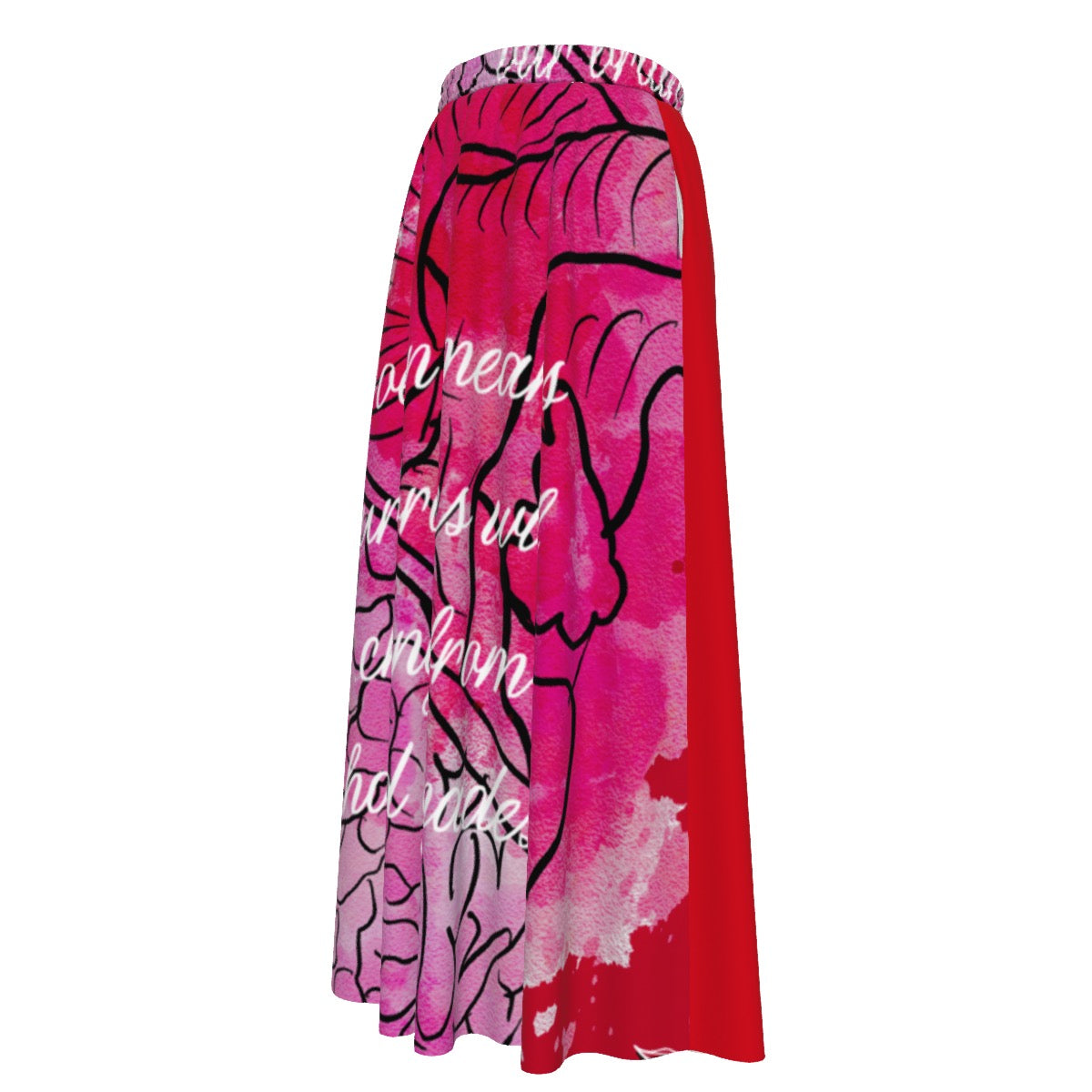 The heart vs Brain maxi Skirt