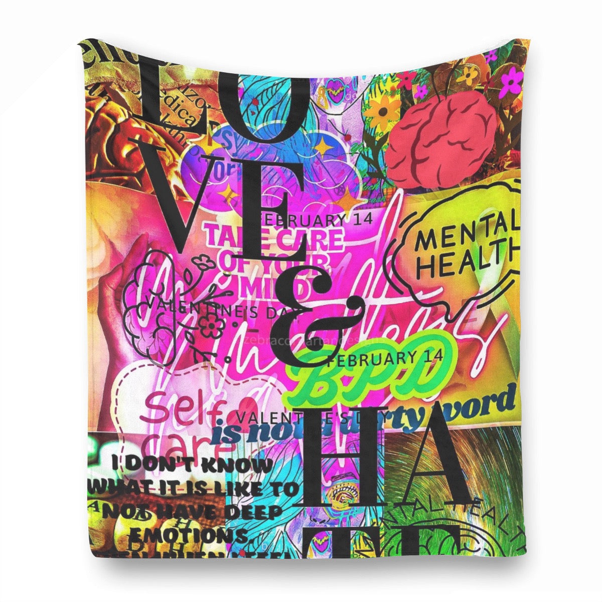 BPD Baddie awareness blanket