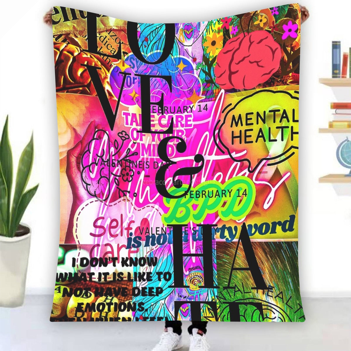 BPD Baddie awareness blanket