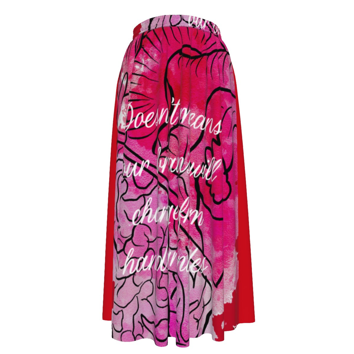 The heart vs Brain maxi Skirt
