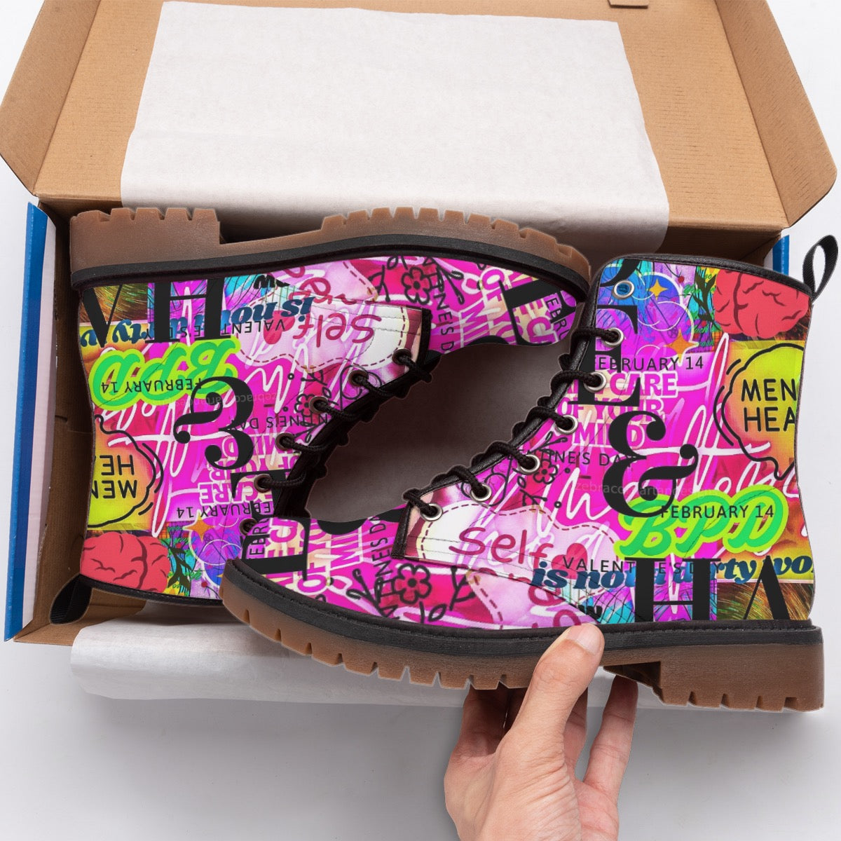 BPD Awareness Boots (Women’s Sizes)